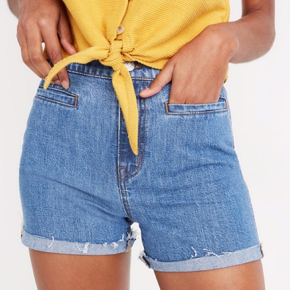 MADEWELL High-Rise Denim Shorts NWT - Picture 6 of 8